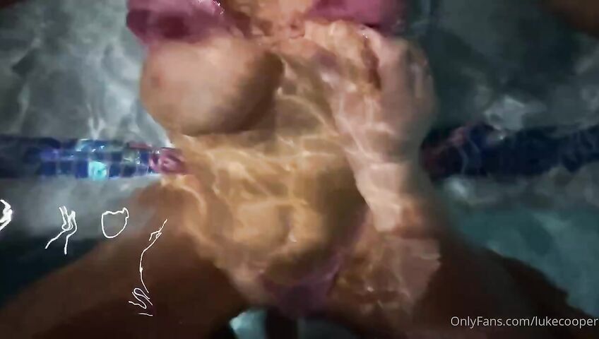 Csblondebombshell Luke Cooper Underwater Pool Fuck