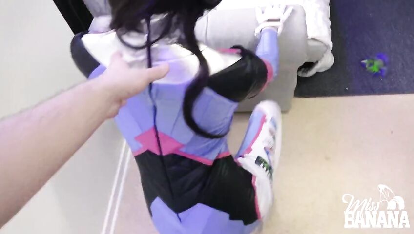D Va Plays With Cock And Gets Fucked
