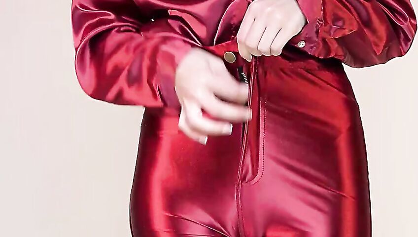 Danny Asmr Red Satin Tease
