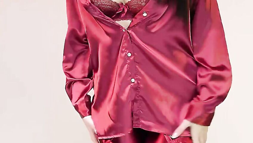 Danny Asmr Red Satin Tease