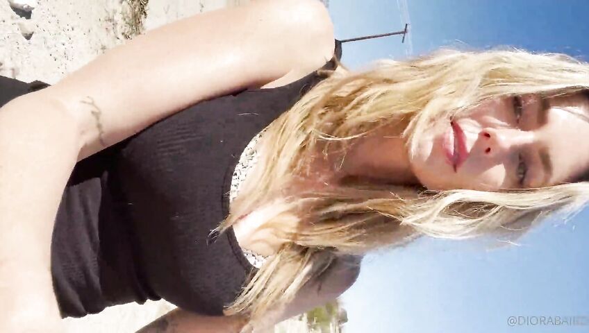 Diora Baird Pov Boobs Fondling Outdoorss