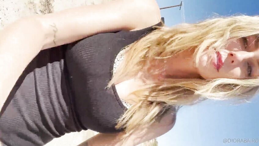 Diora Baird Pov Boobs Fondling Outdoorss