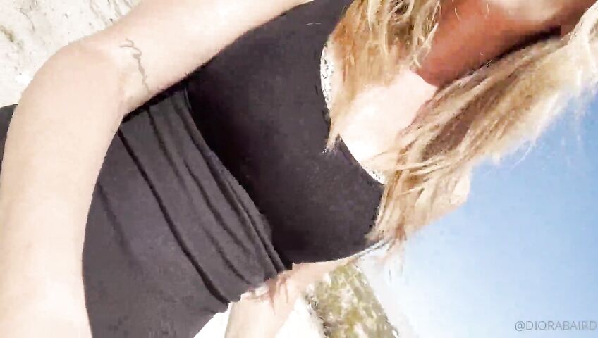 Diora Baird Pov Boobs Fondling Outdoorss