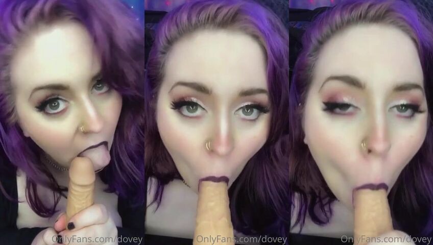 Dovey Asmr Dildo Blowjob Porn