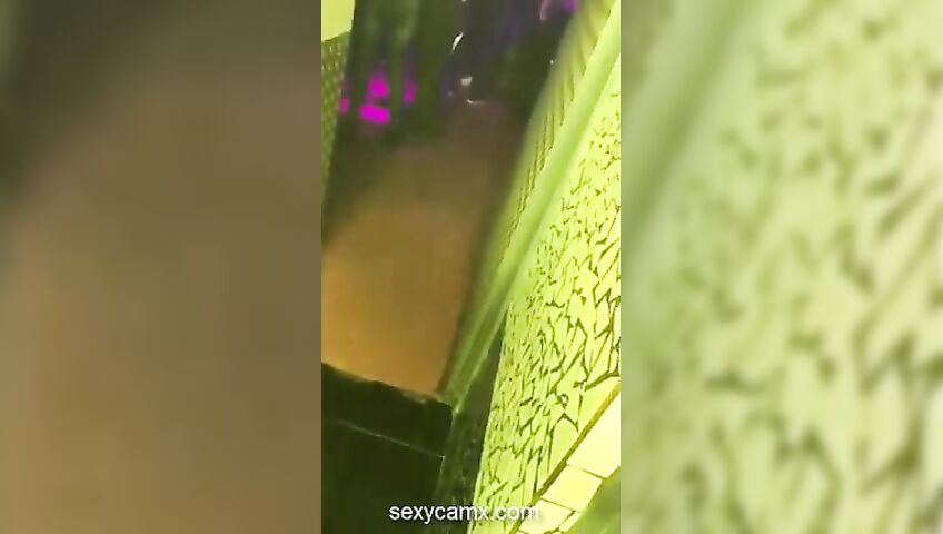 Drunk Girls Having Some Fun At A Club Bathroom