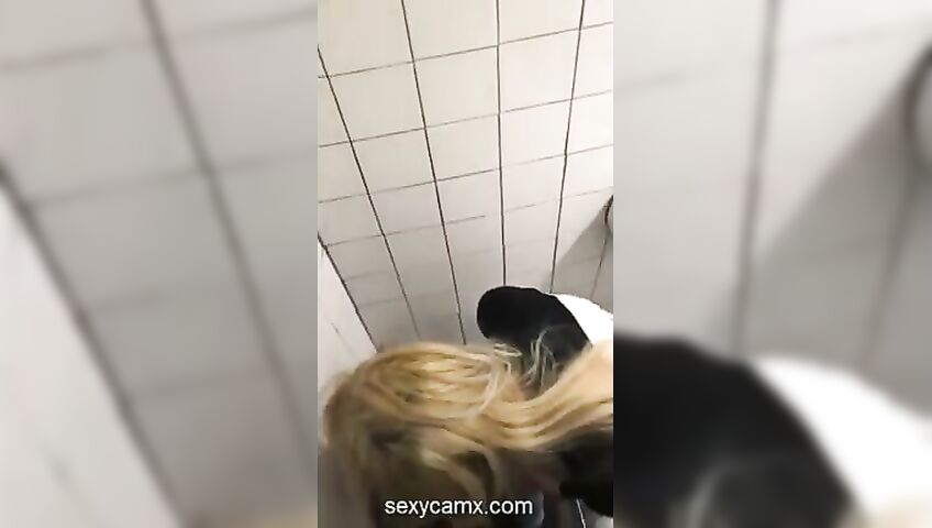 Drunk Girls Having Some Fun At A Club Bathroom