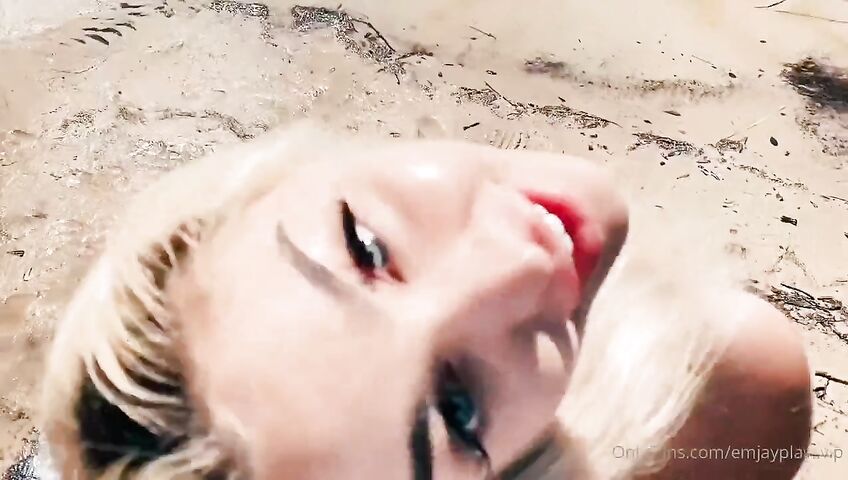 Emily Rinaudo Beach Blowjob Pov Cumshotbc