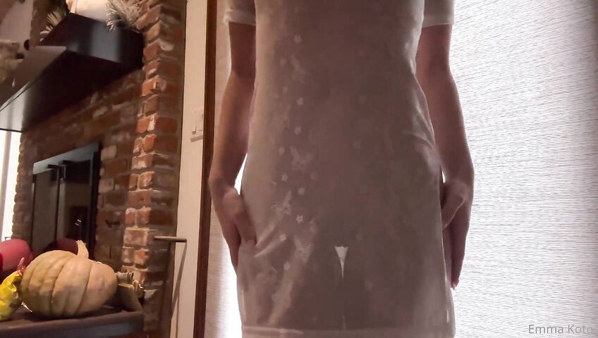 Emma Kotos See Through No Panties PPV