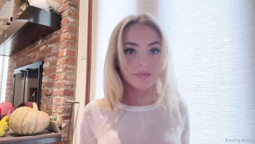 Emma Kotos See Through No Panties PPV
