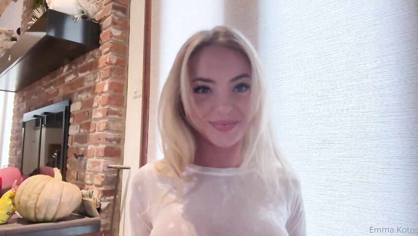 Emma Kotos See Through No Panties PPV