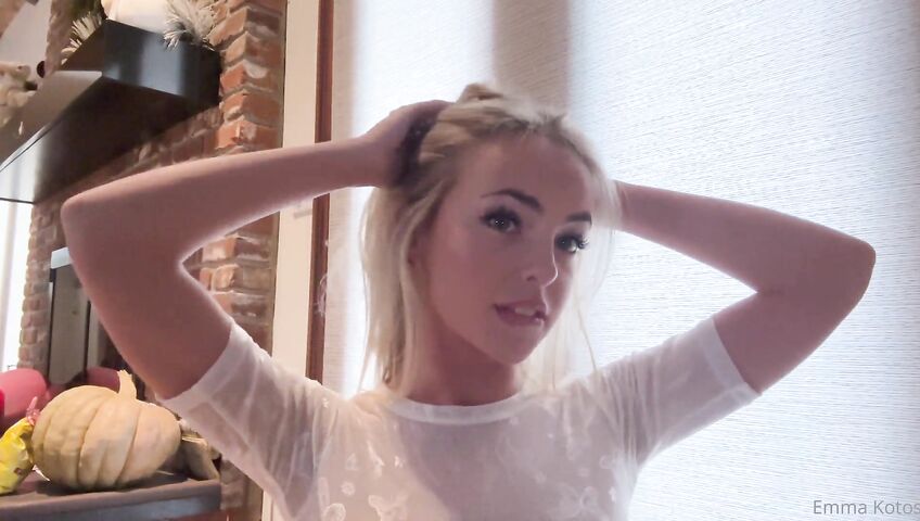 Emma Kotos See Through No Panties PPV