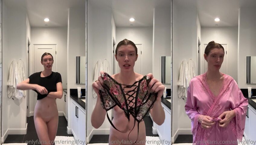 Erin Gilfoy Nude Lingerie Uncut Try On Haul