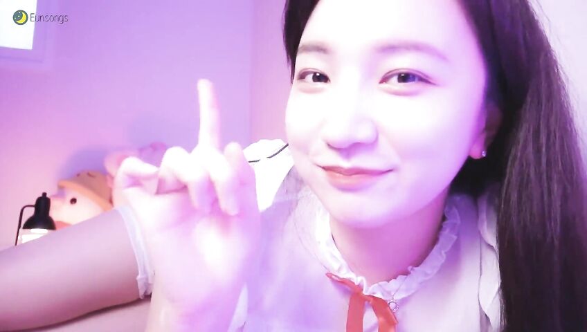 Eunsongs Asmr Boobs White Lingerie