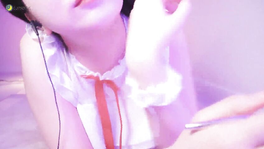 Eunsongs Asmr Boobs White Lingerie