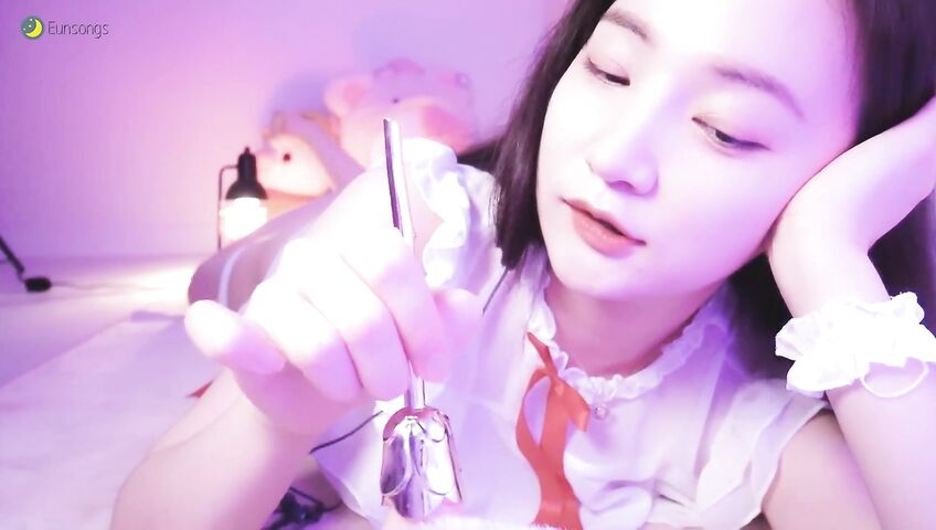 Eunsongs Asmr Boobs White Lingerie