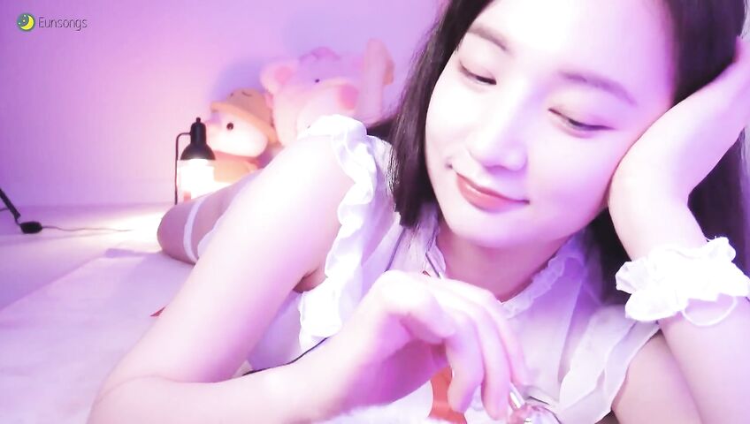 Eunsongs Asmr Boobs White Lingerie