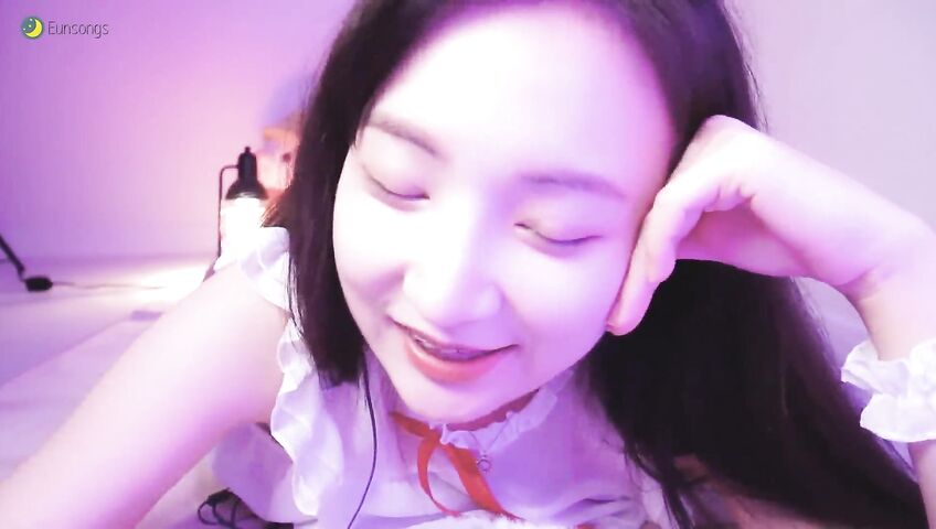 Eunsongs Asmr Boobs White Lingerie