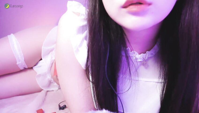 Eunsongs Asmr Boobs White Lingerie