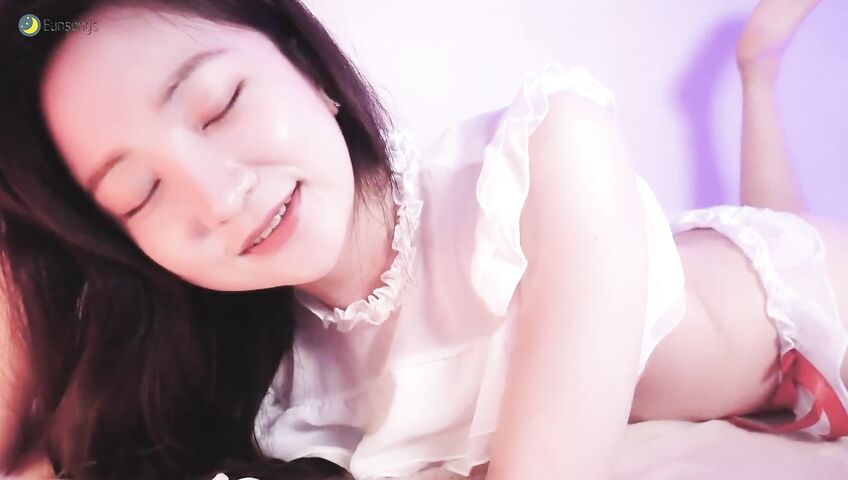 Eunsongs Asmr Boobs White Lingerie
