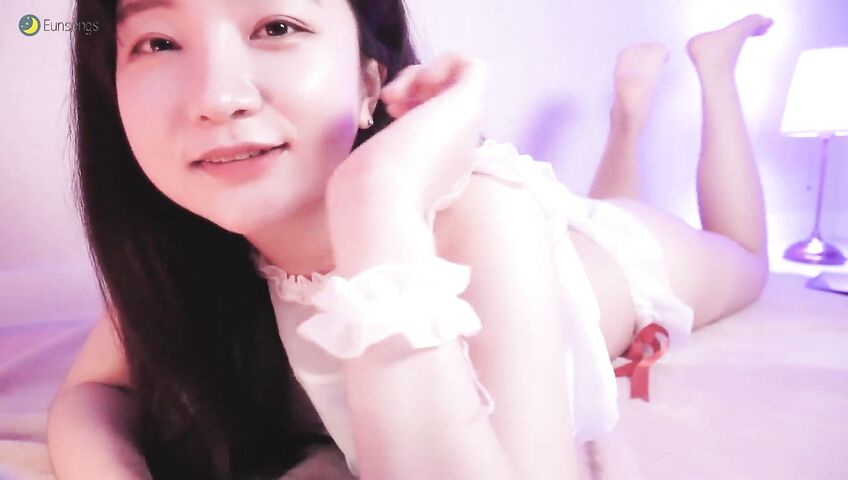 Eunsongs Asmr Boobs White Lingerie
