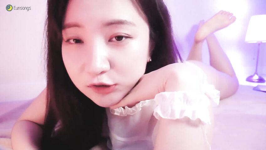 Eunsongs Asmr Boobs White Lingerie