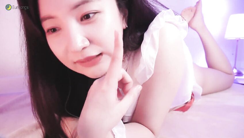 Eunsongs Asmr Boobs White Lingerie