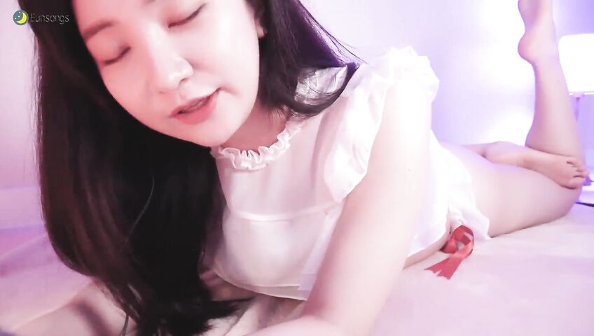 Eunsongs Asmr Boobs White Lingerie