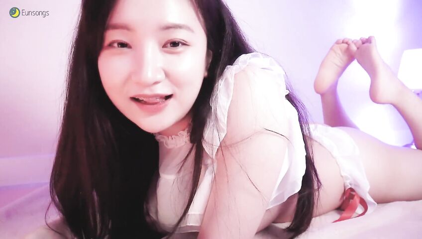 Eunsongs Asmr Boobs White Lingerie