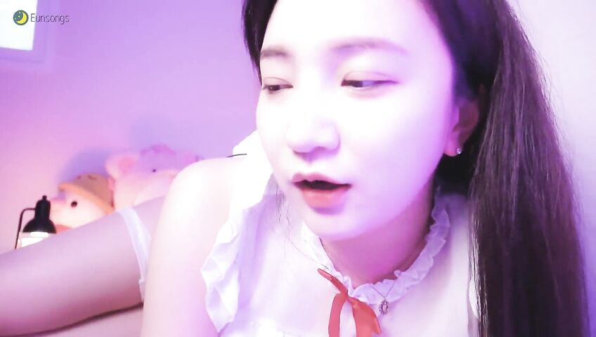 Eunsongs Asmr Boobs White Lingerie