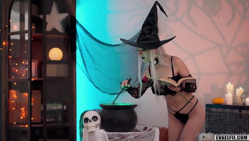 Eva Elfie Halloween Witch Cosplay Sex Cdea1