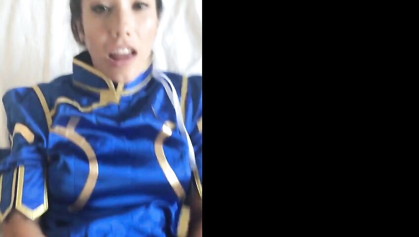 Eva Lovia Chun Li Cosplay Fucking