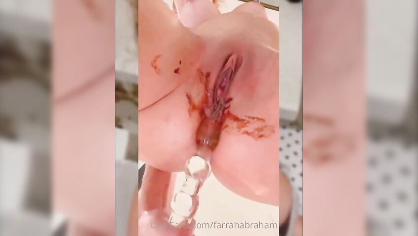 Farrah Abraham Nude Dildo Fuck Chocolate Ass