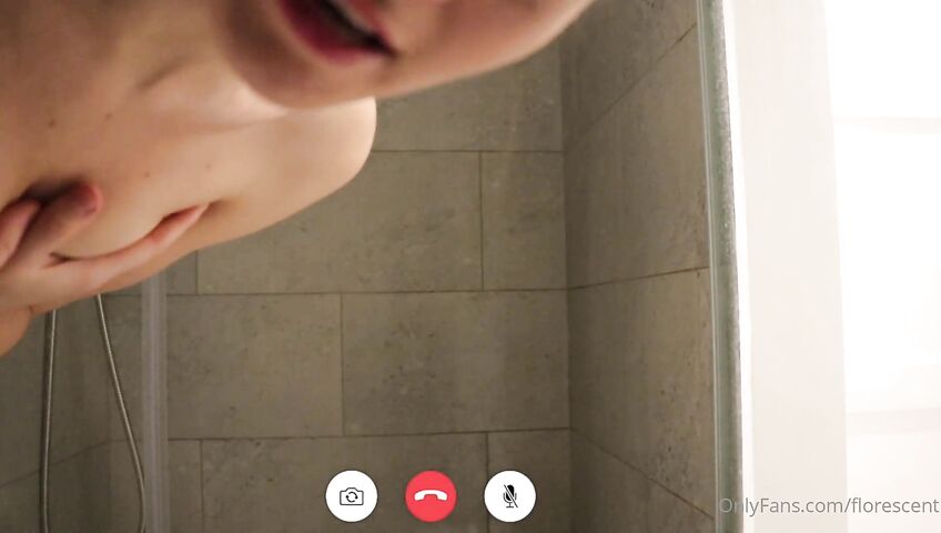 Florescent Nude Soapy Shower