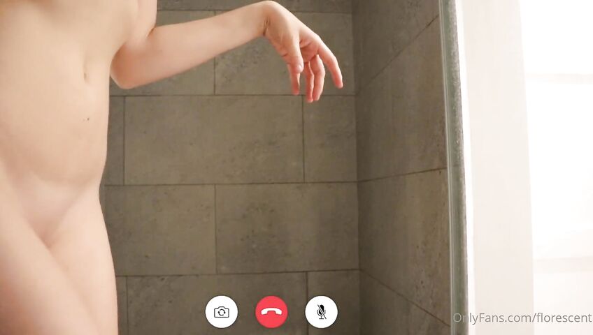 Florescent Nude Soapy Shower