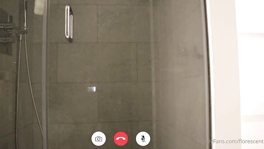 Florescent Nude Soapy Shower