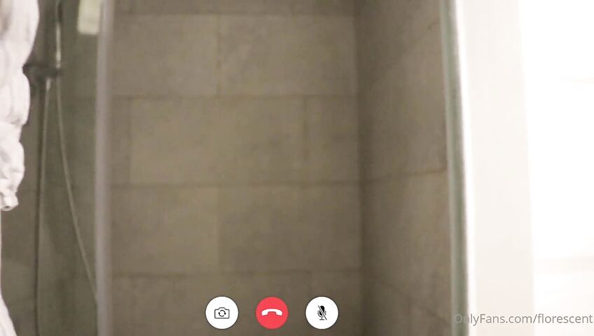 Florescent Nude Soapy Shower