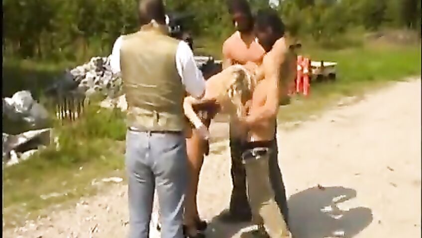 Gangbang In The Woods