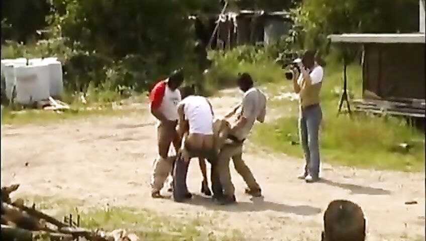 Gangbang In The Woods
