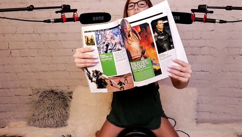 Ginger Asmr Distracted Reading With My Cowgirl Video Bcd