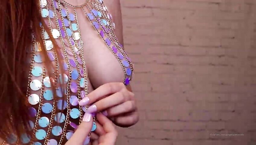 Ginger Asmr Erotic Onlyfans Redhead Sequins Asmr