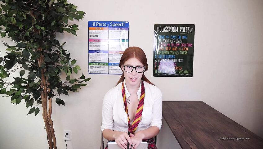 Ginger Asmr Learns From Teacher Onlyfans