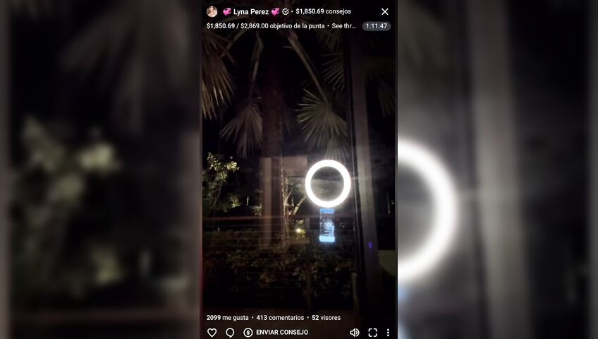 Lyna Perez Topless Window Flashing Boobs 