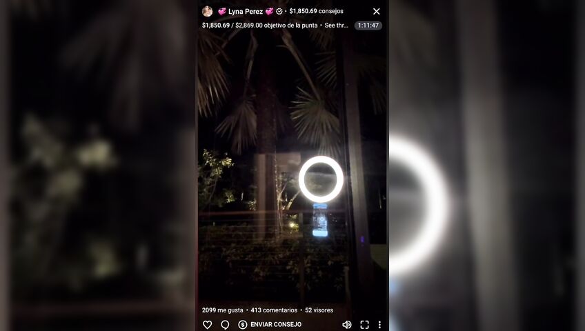 Lyna Perez Topless Window Flashing Boobs 