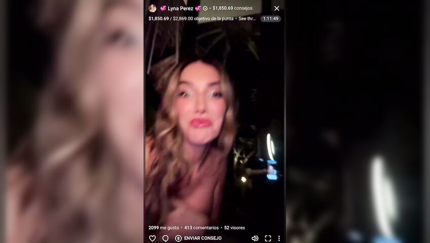 Lyna Perez Topless Window Flashing Boobs 