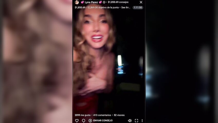 Lyna Perez Topless Window Flashing Boobs 