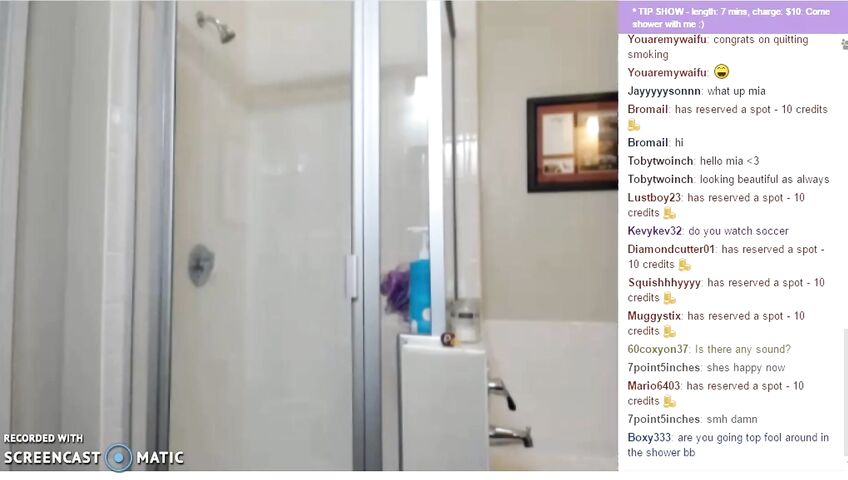 Mia Khalifa Private Show Naked Shower Ed