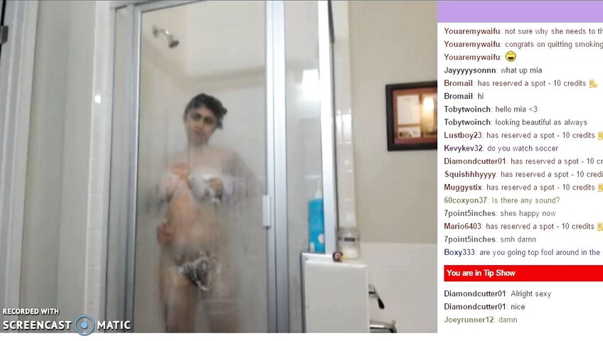 Mia Khalifa Private Show Naked Shower Ed