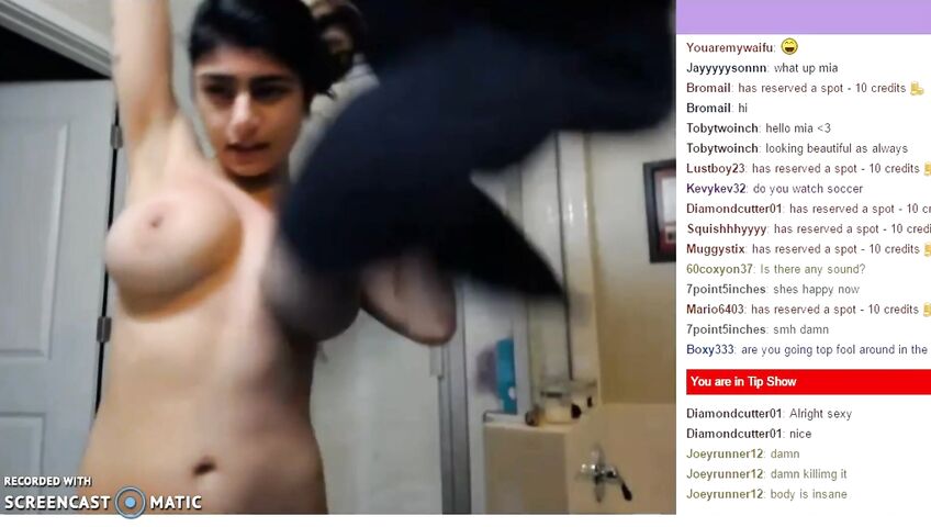 Mia Khalifa Private Show Naked Shower Ed