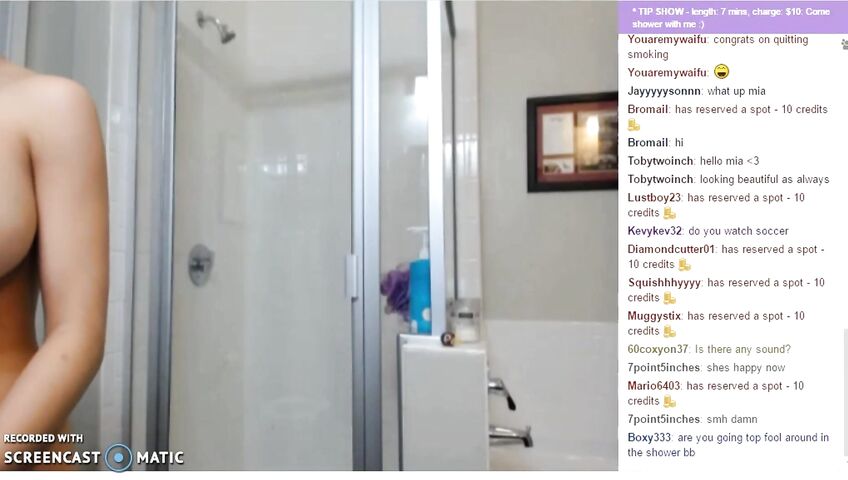 Mia Khalifa Private Show Naked Shower Ed