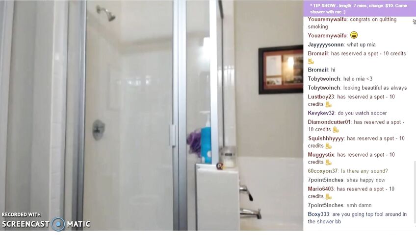 Mia Khalifa Private Show Naked Shower Ed